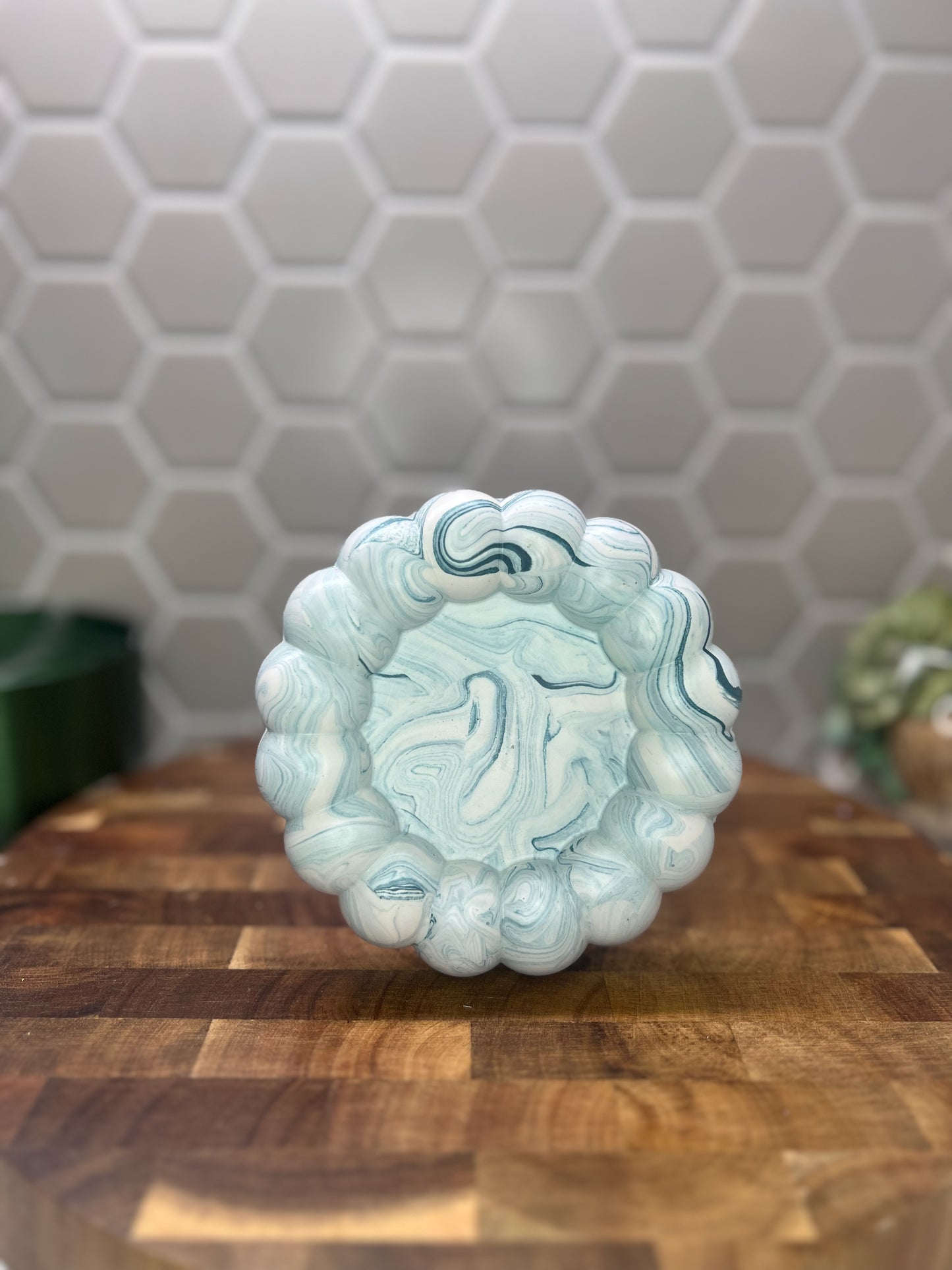 Abstract Mosaic Bubble Tray