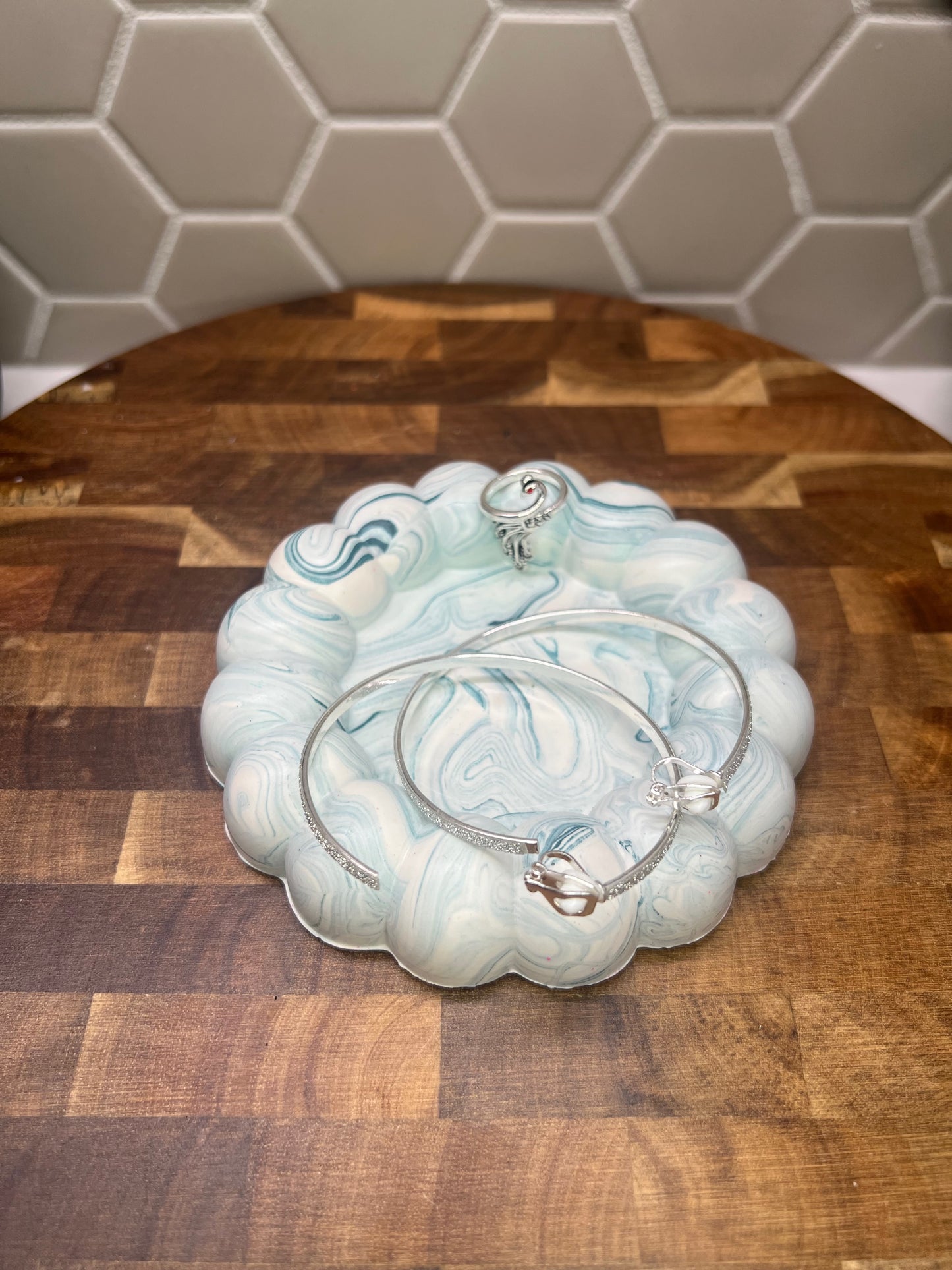 Abstract Mosaic Bubble Tray
