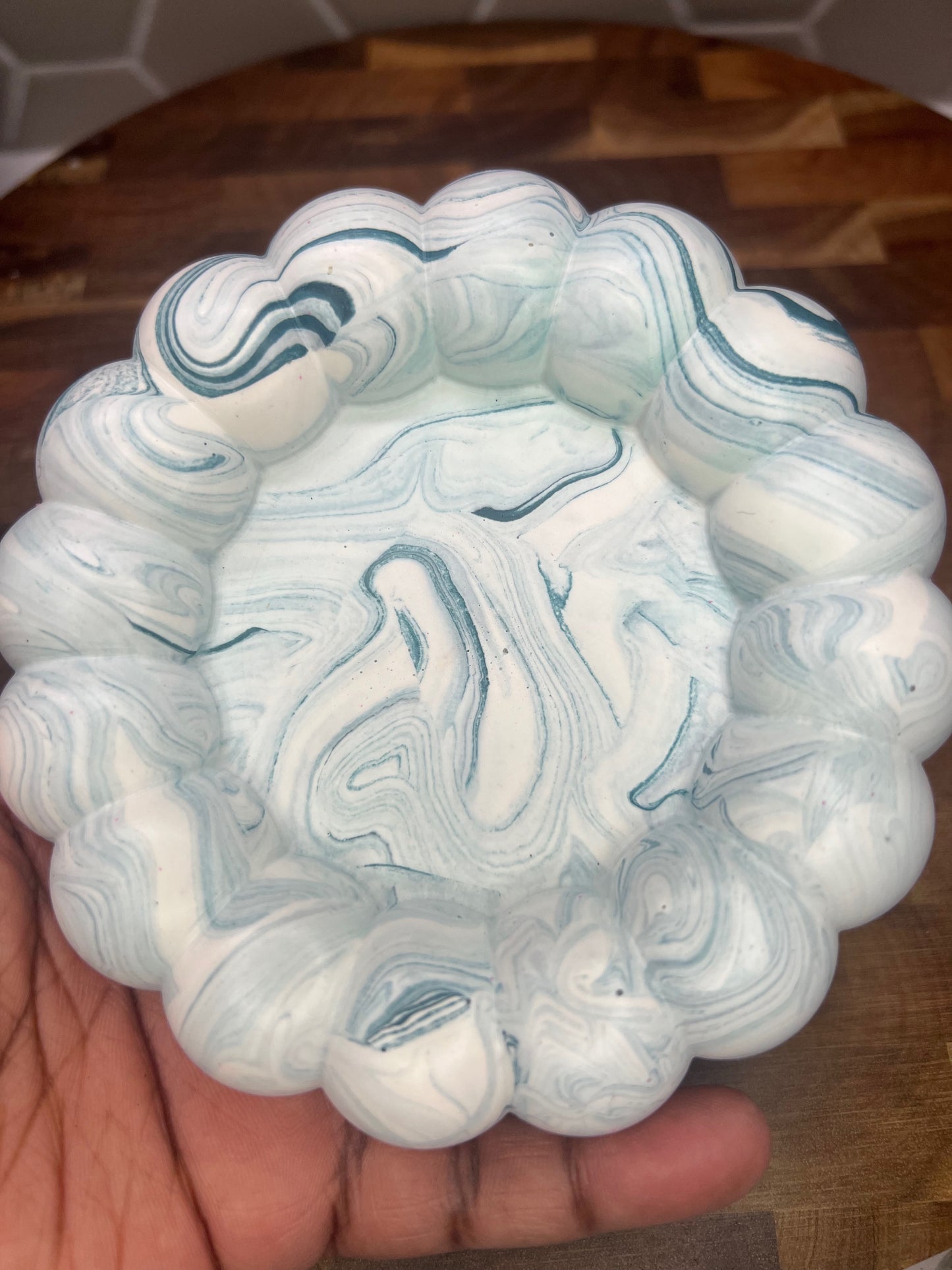 Abstract Mosaic Bubble Tray