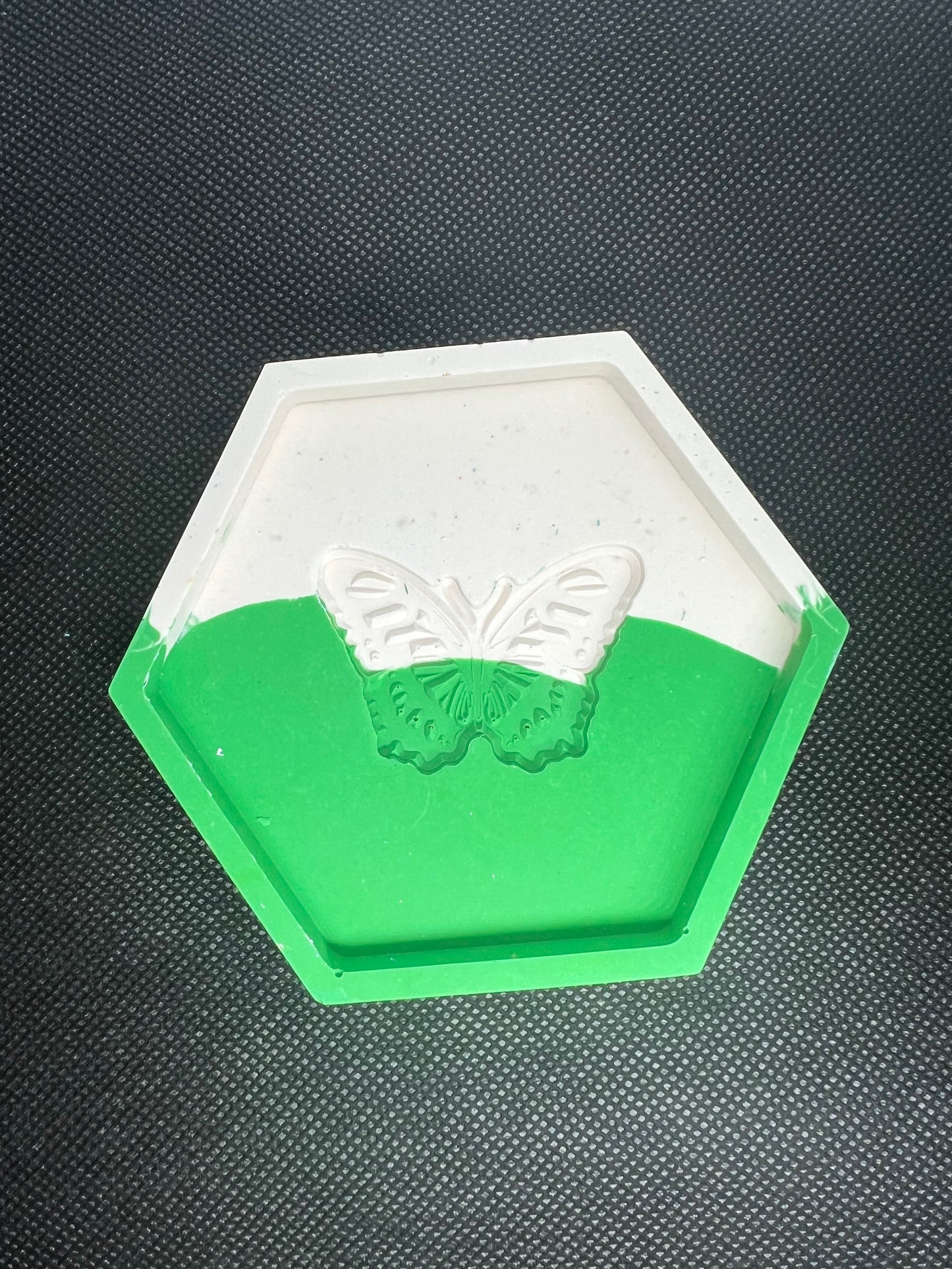 Butterfly Hexagon Coaster