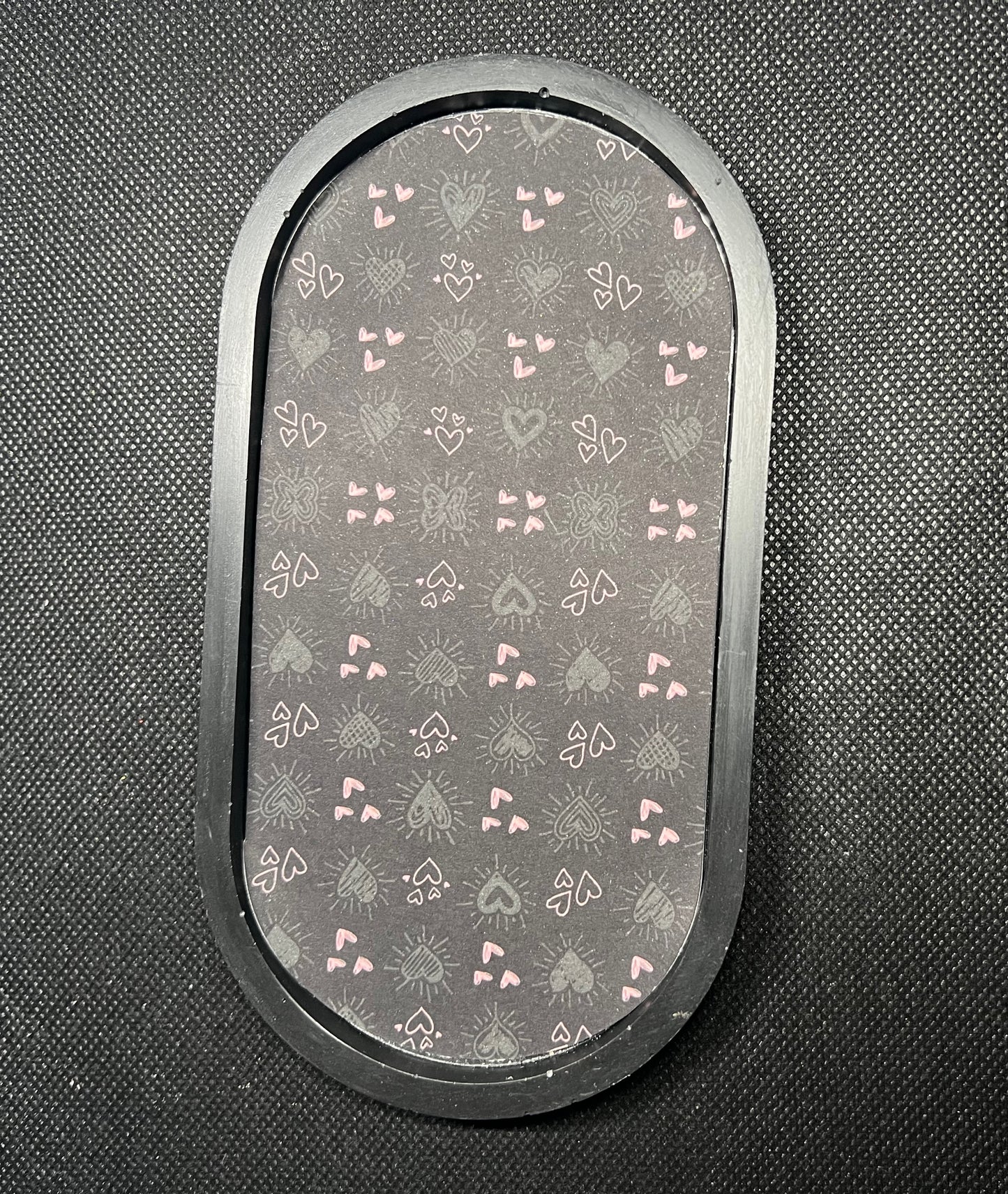 Sunshine Heart Oval Pattern Tray