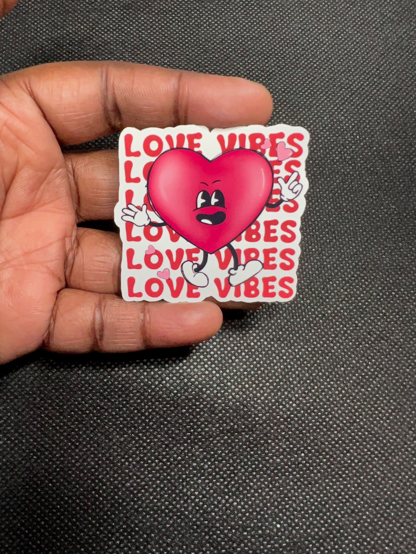 Love Vibes Vinyl Sticker