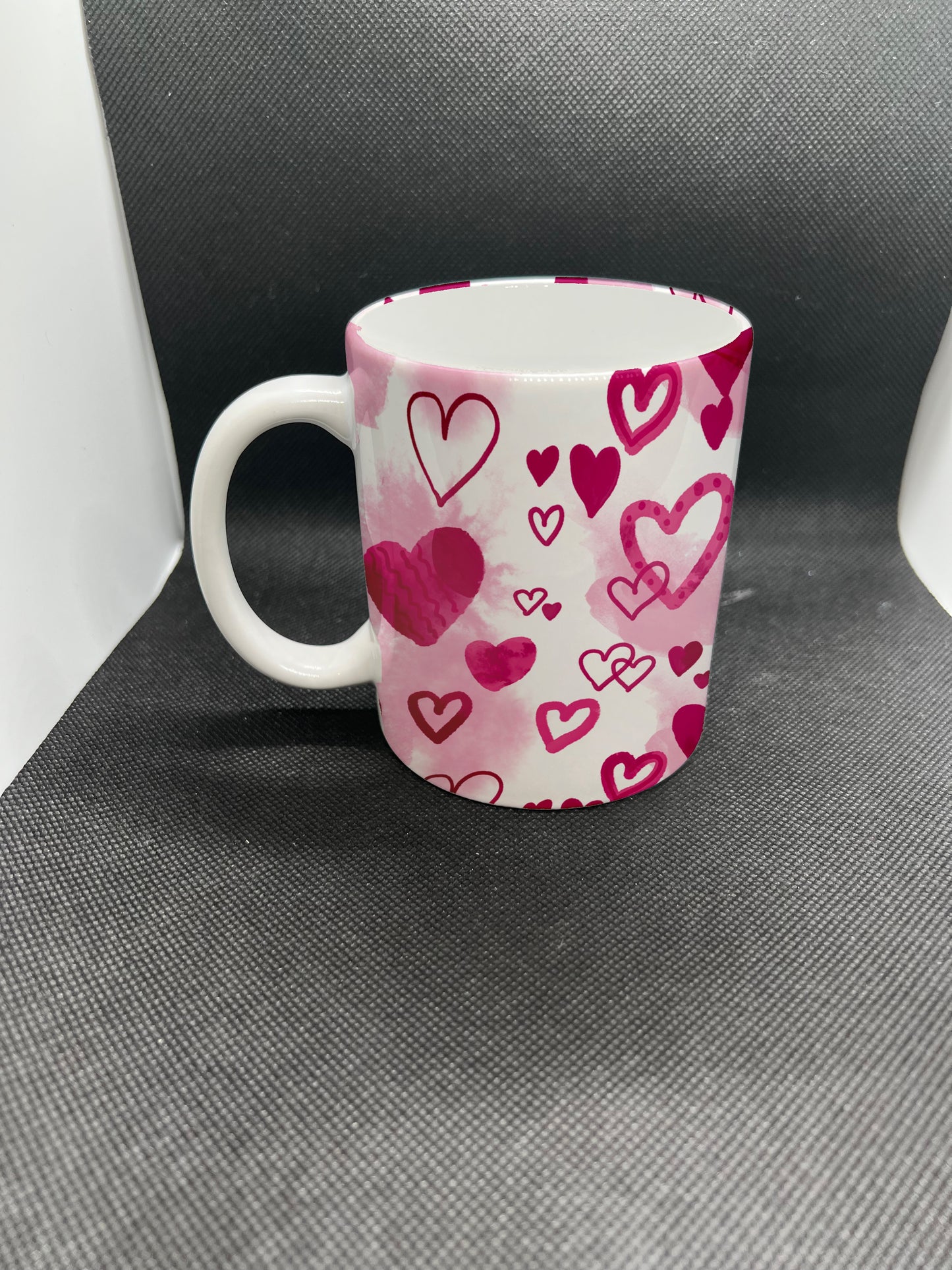 Watercolor Hearts Mug