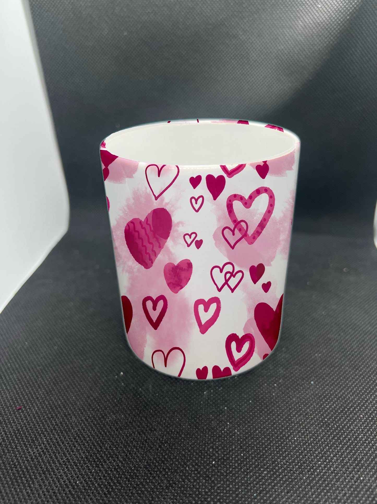 Watercolor Hearts Mug