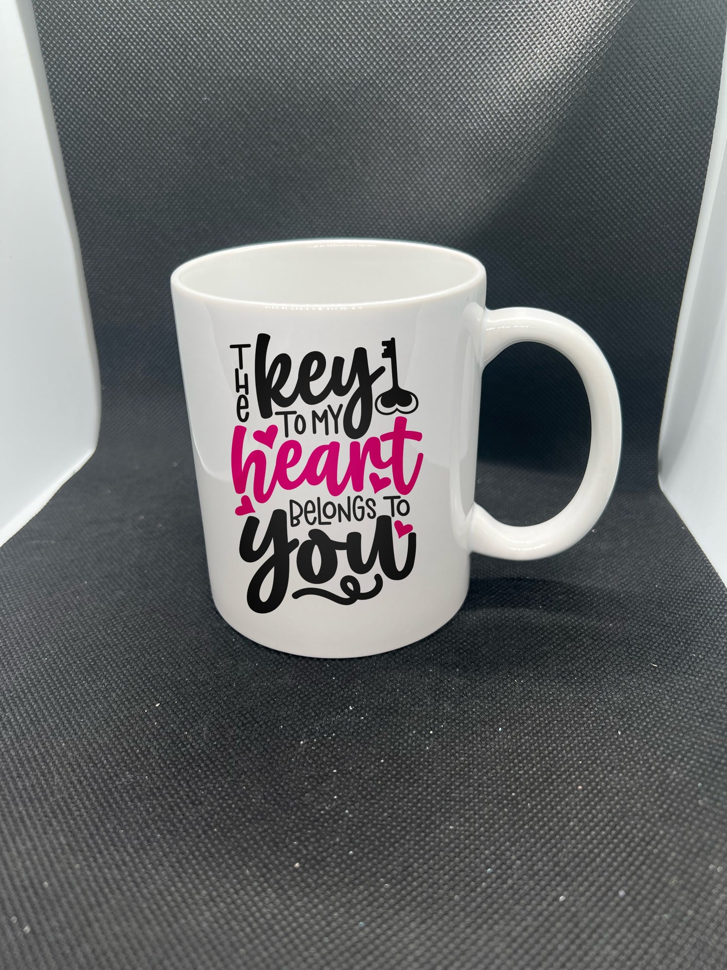 The Key to My Heart Belongs to You Mug