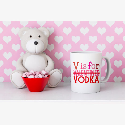 V is For Vodka Mug