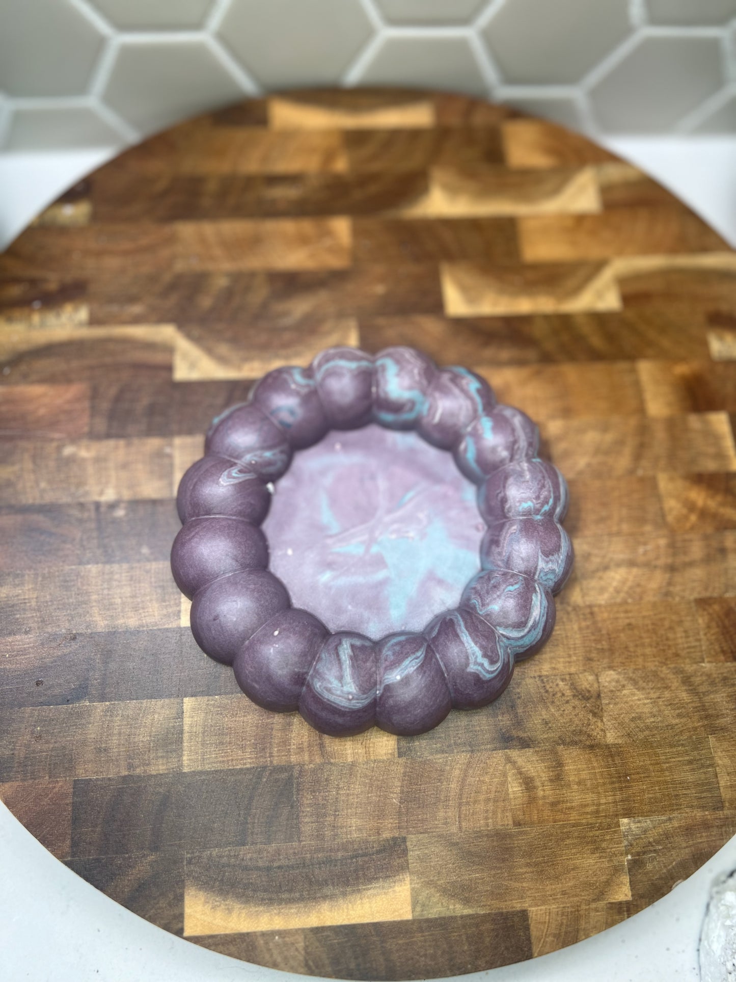 Marbled Candy Bubble Tray