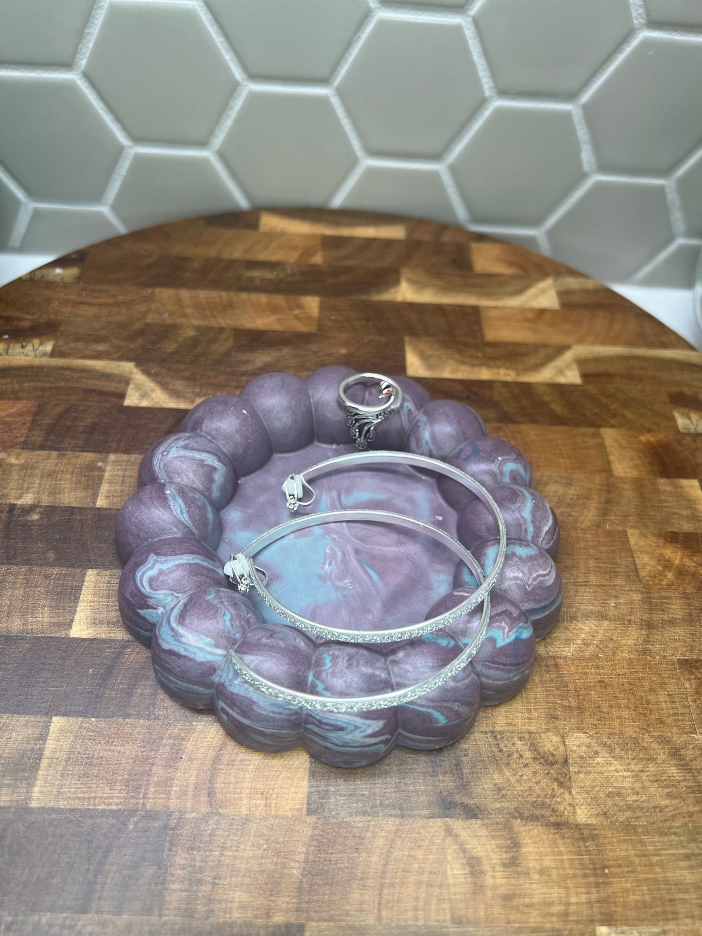 Marbled Candy Bubble Tray