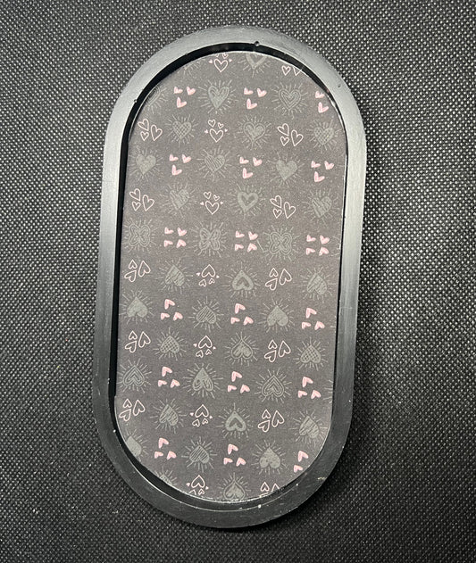 Sunshine Heart Oval Pattern Tray