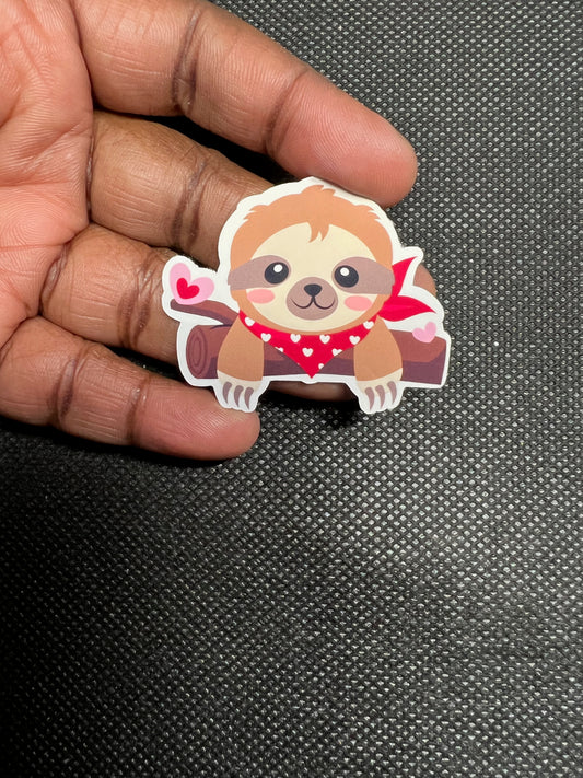 Bandana Sloth Vinyl Sticker