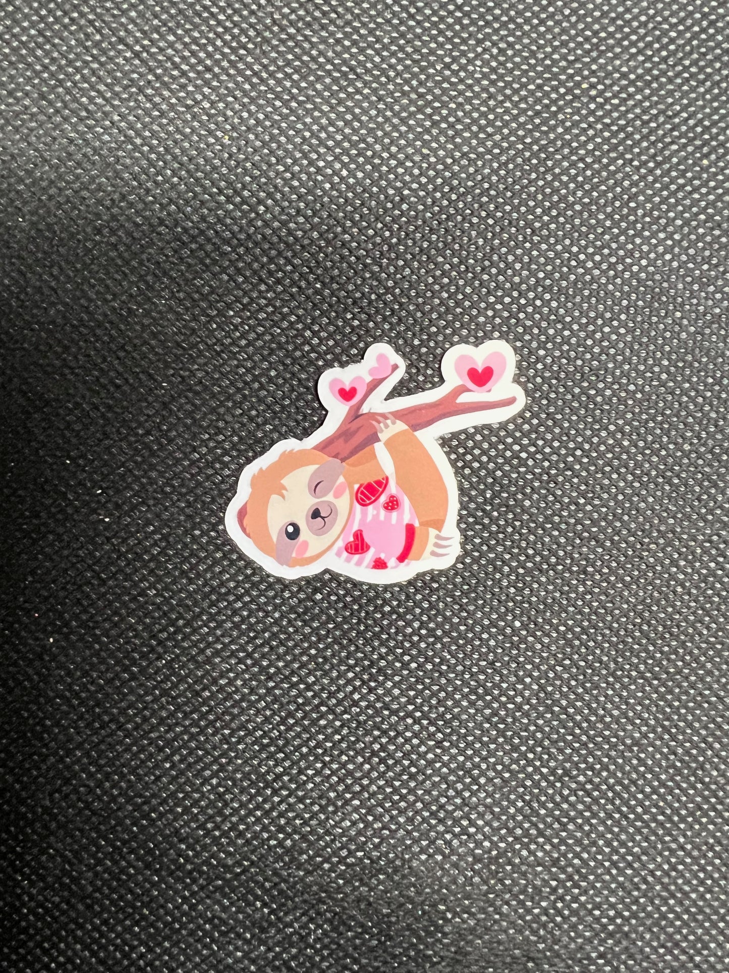 Love Sloth Winking Vinyl Sticker