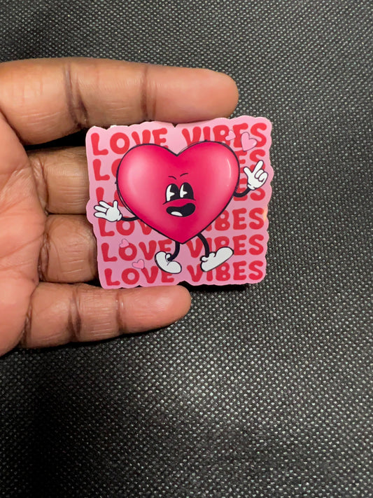Love Vibes Vinyl Sticker